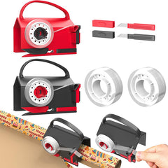 Wrapping Paper Cutter And Dispenser Set