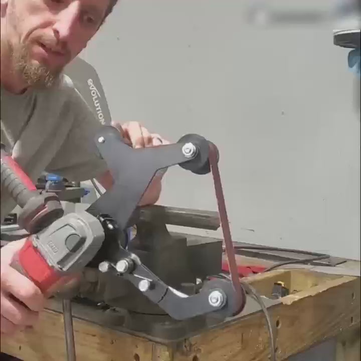 Belt Sander Adapter for Angle Grinder